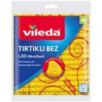 Vileda %30 Mikrofiberli Tırtıklı 4'lü Temizlik Bezi