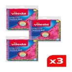 Vileda 3x4'lü Colors Renkli Mutfak Bezi