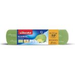 Vileda 50 Litre Büyük Boy 10 Lu Büzgülü Limon Kokulu Çöp Torbası