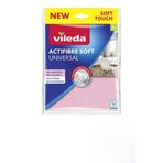 Vileda Actifibre Soft Temizlik Bezi, 2'li, 6 Paket, Pembe