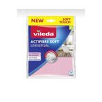 Vileda Actifibre Soft Universal Mikrofiber Mutfak Bezi, 2'li Set, Pembe