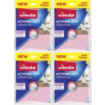 Vileda Actifibre Soft Universal New Soft Touch (Paket içi 2 Li) (4 Lü Set)