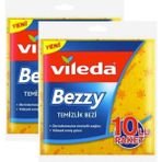 Vileda Bezzy Temizlik Bezi 10'lu x 2 Adet - Renkli - Standart