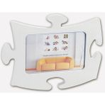Vileda Ertürk Tekli Puzzle Çerçeve Beyaz