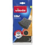 Vileda Glitzi Power Inox Bulaşık Teli 2'li - Gri - Standart
