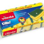 VİLEDA KLASİK YEŞİL SÜNGER 5 Lİ OLUKLU 141125
