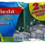 VİLEDA KLASİK YEŞİL SÜNGER OLUKLU 1+1 141111