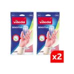 Vileda Sensitive Eldiven No 8 Orta Boy 2'li Paket
