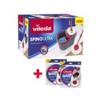 Vileda Spino Ultra Otomatik Temizlik Seti + 2 Yedek Paspas