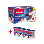 Vileda Spino Ultra Otomatik Temizlik Seti 4 Yedek Paspas copycopycopycopyV.VLD.030