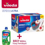 Vileda Spino Ultra Otomatik Temizlik Seti Mikrofiber Malzeme ile Yüzey Temizleyici