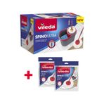 Vileda Spino Ultra Otomatik Temizlik Seti + Spino Ultra Yedek Paspas 2'li
