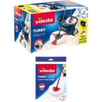 Vileda Turbo Colors 2in1 Mavi + Klasik Yedek Paspas