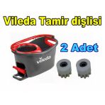 Vileda Turbo Pedallı Cambaz Temizlik Kova Seti 2 Adet Dişli + 2 Adet Rulman + Yağ (Bu Ürün Kova Değildir.)