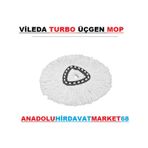 Vileda Turbo Pedalli Yedek Mop Mikrofiber Üçgen Mop
