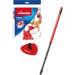 Vileda Turbo Sap + Turbo Classic Üçgen Başlık + Mikrofiber Yedek Paspas