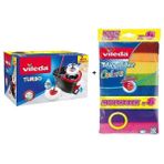 Vileda Turbo + Vileda Microfiber Colors Bez 8'li