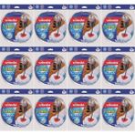 Vileda Turbo Yedek Mop Paspas Ucu (%100 Mikrofiber) (12'li Set) - Beyaz