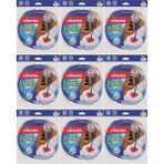 Vileda Turbo Yedek Mop Paspas Ucu (%100 Mikrofiber) (9'lu Set) - Beyaz