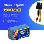 Vileda Vr 302 Robot Süpürge 3200 Mah 14.4V Batarya – Orjinal Uyumlu Uzun Ömürlü, Yüksek Performans Pil