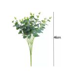 Vileda Yapay 16 Dallı Islak Okaliptus Bitkisi 46 Cm Yeşil Renk Ev Dekor Aranjman Vazo Banyo Süsü