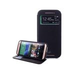 VILI HTC One E8 Siyah Cüzdanlı ve Standlı Kılıf