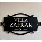 Villa -Site -Konak - Daire Apartman Isimliği - Apartman Tabelası 40X60CM Kişiye Özel - Ahşap - 40 x 60 cm