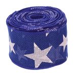 VILLCASE 1 Rulo Pentagram Şerit Jüt Çuval Bezi Şerit Çuval Bezi Masa Koşucu Zanaat Şerit Sarma Dekoratif Diy Pervane Tedavi Çantası Yay Kumaş Zanaat Şerit Çiçekler Gelin Kurdele Polyester