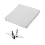 VILLCASE 100 Tek Taraflı Sedefli Origami Tebrik Kağıdı Diy Inci Origami Kağıdı Origami Kare Diy Zanaat Malzemeleri El Işi Kağıdı Kendin Zanaat Kare Kendi Başına Kağıdı Kağıt