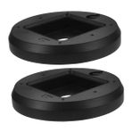 VILLCASE 2 Adet Duvar Asılı Saat Arka Kapakları 120mm Çap Arka Panel Plastik Saat Muhafazası Arka Kapak Duvar Saati Parçaları Değiştirme