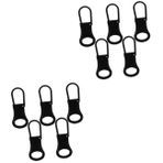 VILLCASE 2 Set Çekme Yedek Çanta Fermuar Sapı Mont İçin Kullanımı Kolay Sağlam Metal Fermuar Çekme Aksesuarları 5 Adet * 2