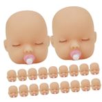 VILLCASE 20 Vinil Bebek Kafası Bataklık Peluş Doğuş Zanaat Kel Bebek Kafası Bjd Bebek Kafası Bebek Yapma Kafaları Kel Manken Kendin Yap Oyuncak Bebek Küçük Kafa Çocuk Yedek Kafa