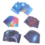 VILLCASE 250 Yaprak Origami Çocuk Renkli El Sanatları Scrapbooking Kağıdı