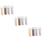 VILLCASE 3 Set Fermuar Kaydırıcıları Metal Fermuar Çekicileri Bagaj Zier Çekme Yedek Çanta Tamir Araçları Fermuar Durdurucu Çok Yönlü Sağlam Zier Sapı Tamir Sabitleyici 4 Adet*3