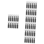VILLCASE 4 Set Çıkarılabilir Zier Sabitleyici Yedek Fermuar Çekmeceleri Ceketler Için Yeni Metal Plastik Fermuar Sapı 12 Adet * 4