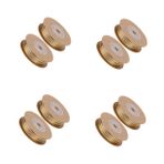 VILLCASE 4 Takım Bilezik Kolye Braid Kemeri Arkadaşlık Bileklikleri Takı Hattı Bileziği Seyahat Takıları Takı Aksesuarları Kolye Için Takı Kordonu Bilezik Kablosu Temizlemek Golden 2 Rulo*4