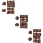 VILLCASE 6 Set Alfabe Harf Damgaları Kil El Sanatları Için Polimer Kil Harf Damgaları Seti