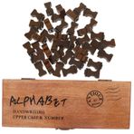 VILLCASE Ahşap Harf Damgaları - Alfabe Desenli 1 Set Ahşap Scrapbooking Damgaları Güvenli Ve Zamanında Kullanım