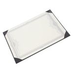 VILLCASE sertifika kabuğu Püskül tutuculu diploma çerçevesi el yapımı diploma sahibi Elegant Sertifika Çerçevesi Şık sertifika çerçevesi Diploma sahne diploma prop ipek kumaş Black