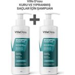 Ville D'eau Dökülme Karşıtı 2x400 ml Kuru Normal Şampuan