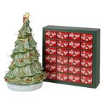 Villeroy ve Boch Christmas Toy's Memory Advent takvimi seti, 26 parça, sert porselenden 24 porselen figürlü Noel takvimi, ağaç dahil