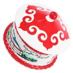 VILLFUL Deri Takı Kutusu Küçük Vintage Yüzük Taşıyıcı Yaratıcı Moğol Yurt Tasarım Keepsakes Teklif Halkaları İçin Kutu Kovakes