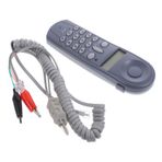VILLFUL Taşınabilir Hafif Tasarım Telefon Kablosu Test Cihazı Kablo Test Aracı Telefon İçin Kolay Taşınabilir