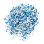 VILLFUL Yumuşak Seramik Kar Taneleri Polimer Kil Sprinkles Noel Masa Sprinkles Tatil Kar Tanesi Kar Tanesi Sprinkles Tırnak Dilimi Süslemeleri 3d Kar Tanesi Dilimleri Konfeti 3 Boyutlu Düz