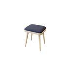 Vina Mini Tabure, Sedef Krem Lacivert