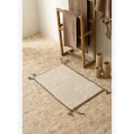 Vina Tekli Banyo Paspası Bambu 50x80 cm Açık Bej