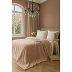 Vıncent Battaniye 200*220 Pudra - 200 x 220 cm - Pembe