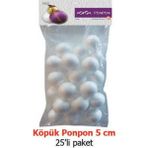 Vincent Foam Ball - Strafor Köpük Top 5 Cm. 25 Adet