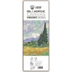 Vincent Oil & Acrylic Canvas White Tuval Dokulu Blok 300 Gram 14 x 44 cm 10 Sayfa