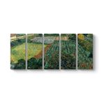 Vincent Van Gogh - Gelincik Tarlası Tablosu 162 x 70-5 Parçalı